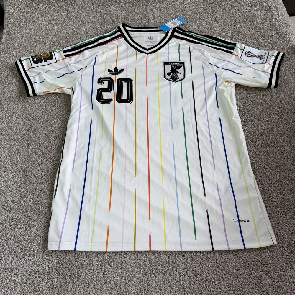 Japan National Team Jersey Mens XL White Soccer Adidas FIFA 2026 Climacool